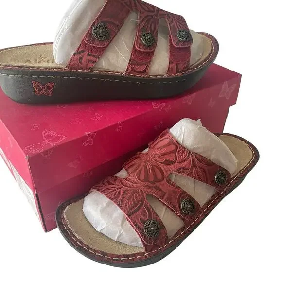 Alegria Southern Ruby Leather size 9 Wide NWT - Picture 1 of 8